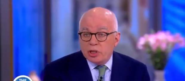 Michael Wolff on "The View," via Twitter Michael Wolff on "The View," via Twitter
