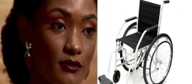 Paraplégica? Abandonada, Raquel é vítima de tragédia em 'Outro Lado' Paraplégica? Abandonada, Raquel é vítima de tragédia em 'Outro Lado'