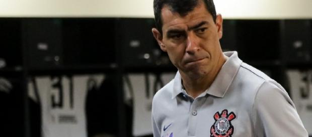 Técnico Fábio Carille comandou o Timão em 2017. (Foto Reprodução). Técnico Fábio Carille comandou o Timão em 2017. (Foto Reprodução).