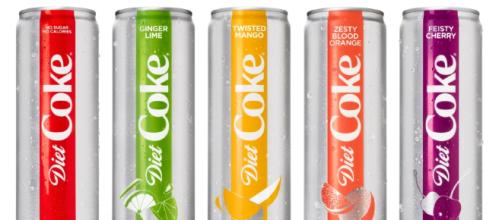 Diet Coke is changing up the design and adding new flavors! [Image via Coca Cola press]