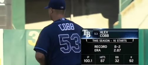 Alex Cobb is still a free agent. - [MLB / YouTube screencap]