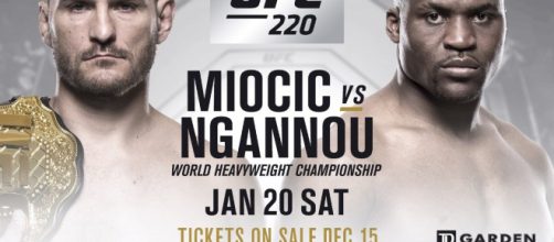 UFC 220 boxe: Miocic vs. Ngannou
