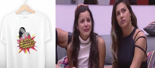 Emilly vai vender camisa, após não ser contratada Emilly vai vender camisa, após não ser contratada