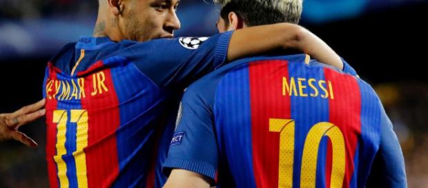 Neymar y Messi tienen contacto Neymar y Messi tienen contacto