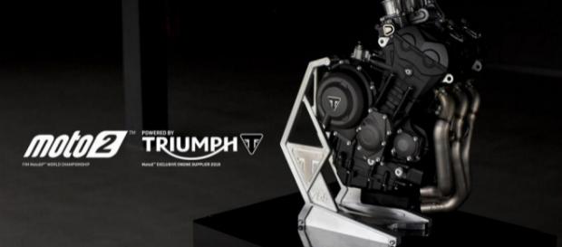 Propulsore Triumph 3 cilindri per la Moto2 2019. Propulsore Triumph 3 cilindri per la Moto2 2019.