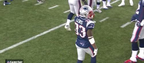 Running back Dion Lewis on the field against the Titans. [ image credit: NFL World/ YouTube ]