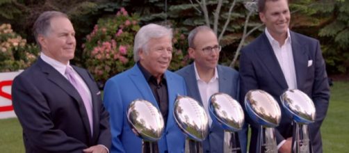 The Patriots are pursuing a sixth Super Bowl trophy this season. - [Image Credit: NFL Films / YouTube screencap]