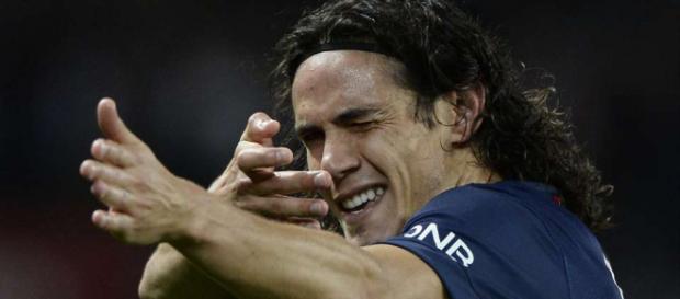 Edison Cavani, jugador del PSG Edison Cavani, jugador del PSG