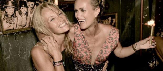 Exclusif - Laeticia Hallyday et Estelle Lefébure - Pour fêter en ... - purepeople.com Exclusif - Laeticia Hallyday et Estelle Lefébure - Pour fêter en ... - purepeople.com
