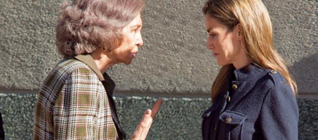La reina Sofía y Letizia en imagen La reina Sofía y Letizia en imagen