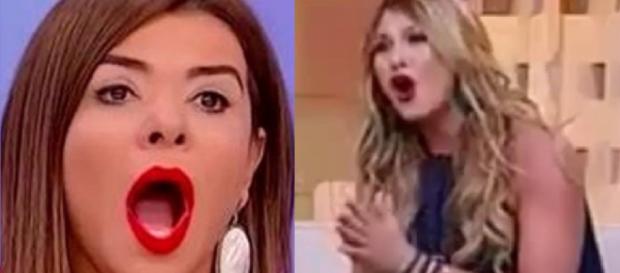 Lívia humilha Mara e revela podre que nem Silvio toleraria: 'Falo por educação' Lívia humilha Mara e revela podre que nem Silvio toleraria: 'Falo por educação'
