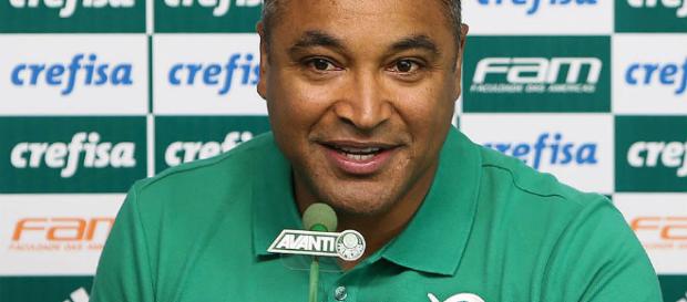 Roger Machado, técnico do Palmeiras. Roger Machado, técnico do Palmeiras.