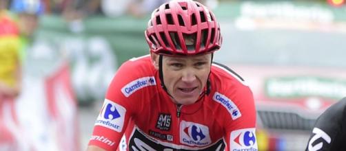 Chris Froome, risultato positivo al salbutamolo all'ultima Vuelta Espana
