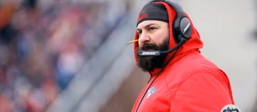 Matt Patricia started his NFL coaching career with the Patriots in 2004. [ image credit: CBS Sports Radio/YouTube screenshot ]