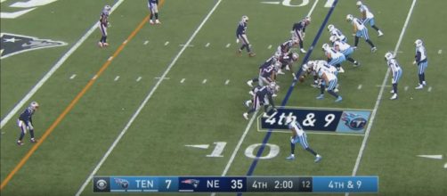 The Patriots easily destroyed the Titans (NFL/YouTube screencap]