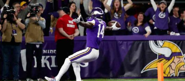 El TD de Diggs mandó a los Vikes por primera vez a un NFC Championship Game desde el 2009. thesun.co.uk. com. El TD de Diggs mandó a los Vikes por primera vez a un NFC Championship Game desde el 2009. thesun.co.uk. com.