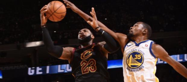LeBron James looks forward to Warriors game - (Image: Cavs/YouTube screencap) LeBron James looks forward to Warriors game - (Image: Cavs/YouTube screencap)