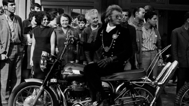 Johnny Hallyday pendant le tournage du film "A tout casser" en 1967