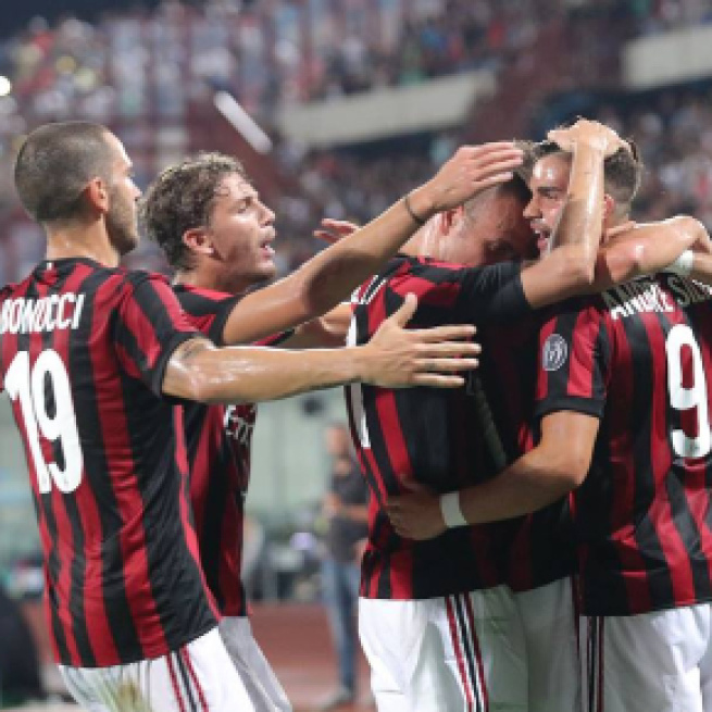 Europa League, esultanza Milan