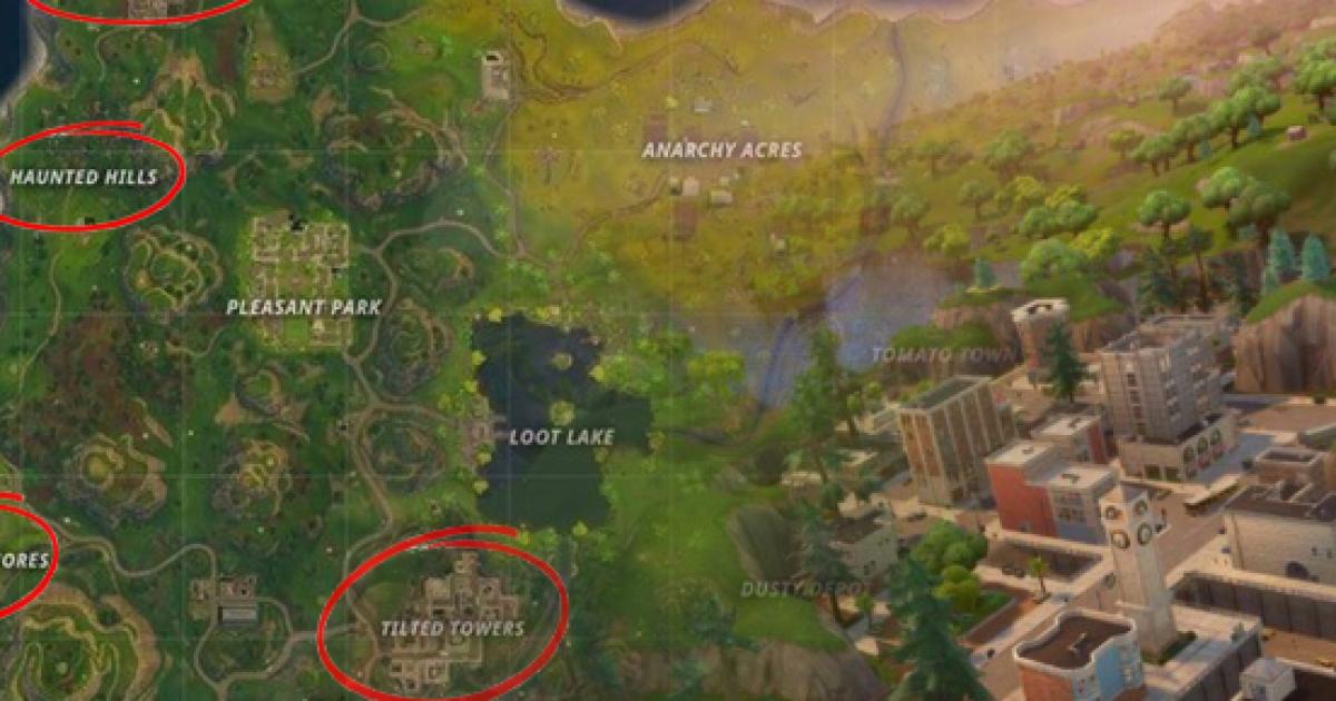 Take First Look At New Fortnite Battle Royale Map - 