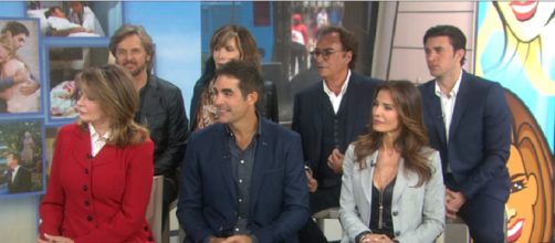 Days of our Lives cast members. (Image via YouTube screengrab/Today Show)