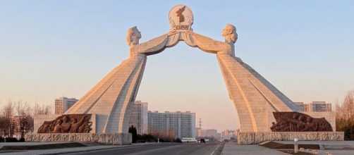 National Reunification monument south of Pyongyang. - [Image credit – Bjorn Christian Torrissen / Wikimedia Commons]