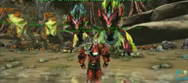 A couple of Reapers and Drakes in 'ARK' - (Image Credit: KingDaddyDMAC/YouTube screencap) A couple of Reapers and Drakes in 'ARK' - (Image Credit: KingDaddyDMAC/YouTube screencap)