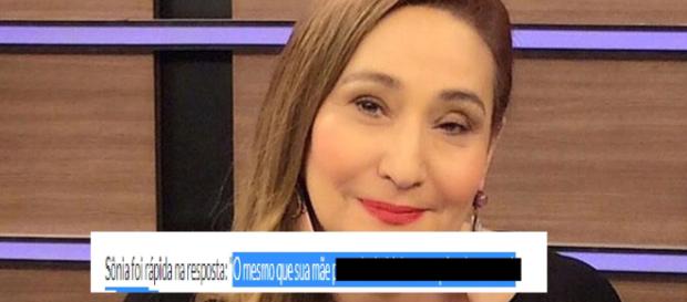 Apresentadora fez questão de dar resposta à altura, após pergunta inusitada. Apresentadora fez questão de dar resposta à altura, após pergunta inusitada.
