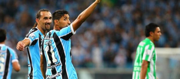 Jogador em atuação pelo Grêmio (Foto: Lucas Uebel) Jogador em atuação pelo Grêmio (Foto: Lucas Uebel)
