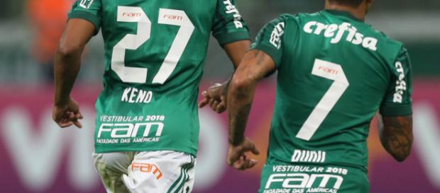 Keno e Dudu são os dois grandes atacantes do clube Keno e Dudu são os dois grandes atacantes do clube