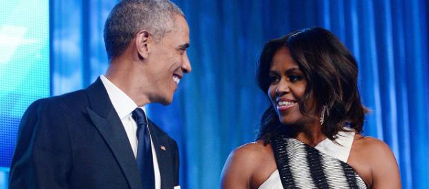 Michelle com o marido Barack Obama Michelle com o marido Barack Obama