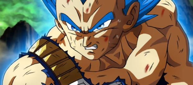 Vegeta en su nuevo nivel de poder. Vegeta en su nuevo nivel de poder.