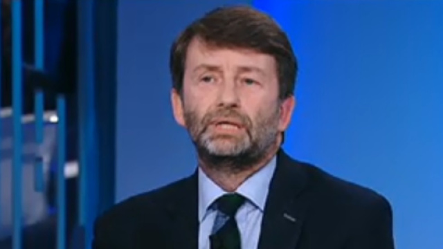 Dario Franceschini del PD parla di cultura ma anche del futuro politico del paese