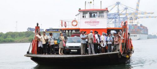 The junkar or jhankar (ro-ro ferry boat) Cochin (Image credit – Shankar S, Wikimedia Commons)