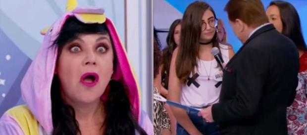 Flor no Programa Silvio Santos (Reprodução/SBT) Flor no Programa Silvio Santos (Reprodução/SBT)