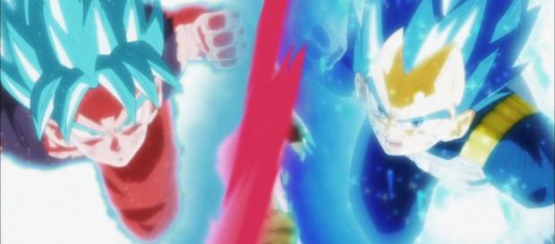 Goku y Vegeta durante el episodio 123 Goku y Vegeta durante el episodio 123