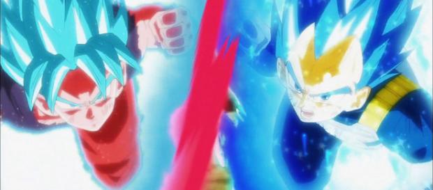 Goku y Vegeta junto enfrentan a Jiren Goku y Vegeta junto enfrentan a Jiren