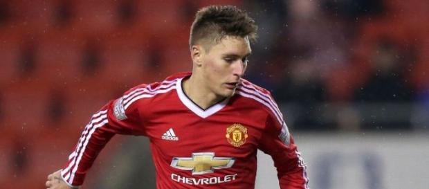 Jogador em atuação pelo Manchester United (Foto: ESPN) Jogador em atuação pelo Manchester United (Foto: ESPN)