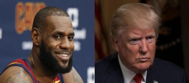 LeBron James, Donald Trump, via Twitter LeBron James, Donald Trump, via Twitter