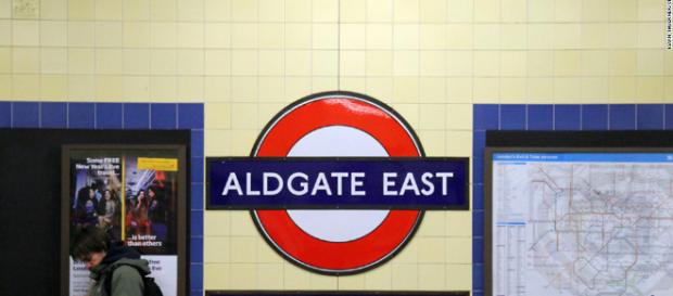 Phone incident took place at Aldgate East London at around 5:45 pm on Thursday 18 January Phone incident took place at Aldgate East London at around 5:45 pm on Thursday 18 January