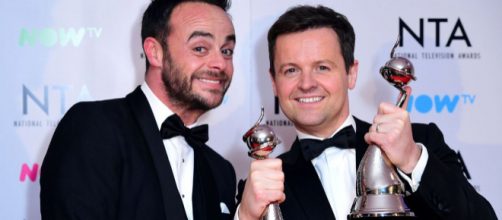 Ant & Dec win big at the 2018 NTA's. (Image credit- Manchester Evening News)