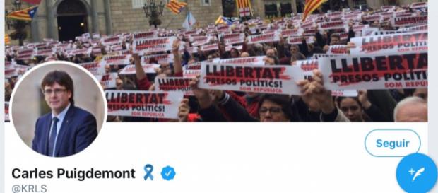 Cuenta de Twitter de Carles Puigdemont Cuenta de Twitter de Carles Puigdemont