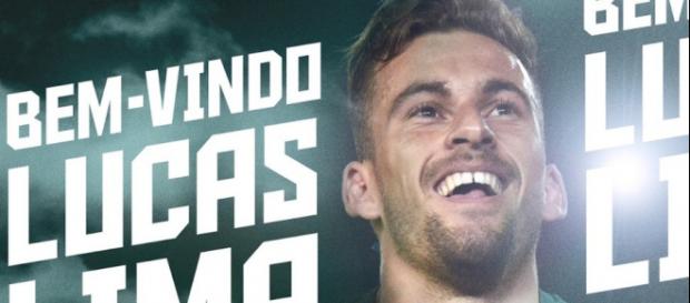 Palmeiras anuncia a contratação de Lucas Lima Palmeiras anuncia a contratação de Lucas Lima