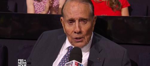 PBS NewsHour/YouTube Screen Capture. Ex-Senator Bob Dole received the Congressional Gold Medal for his incredible service to this country.