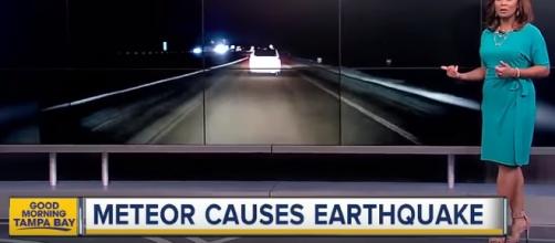 A Michigan meteor caused an Earthquake. - [ABC Action News / YouTube screencap]