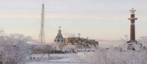 Oymyakon, il paesaggio del villaggio siberiano