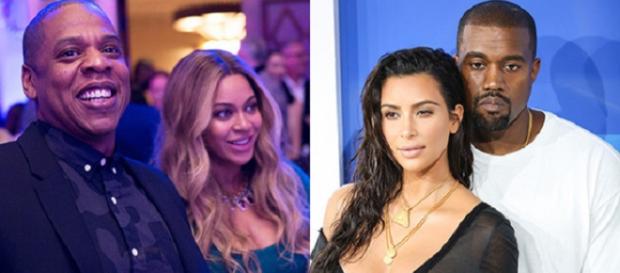 Casais Carter e West têm estado chateados Casais Carter e West têm estado chateados