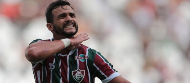 Henrique Dourado del Fluminense. Henrique Dourado del Fluminense.