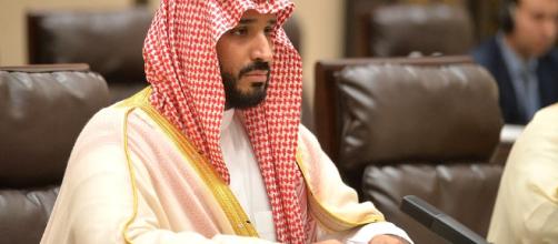 Photo: Mohammed bin Salman pictured at a conference.
