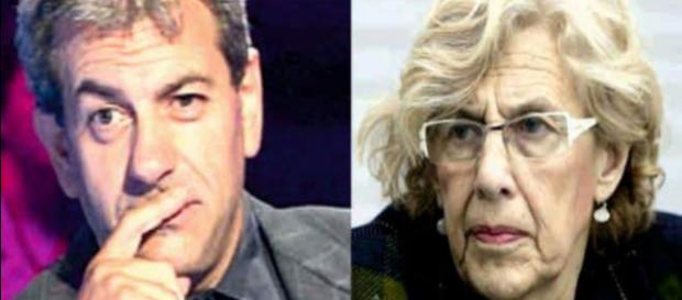 Carlos Sobera y Manuela Carmena en imagen Carlos Sobera y Manuela Carmena en imagen